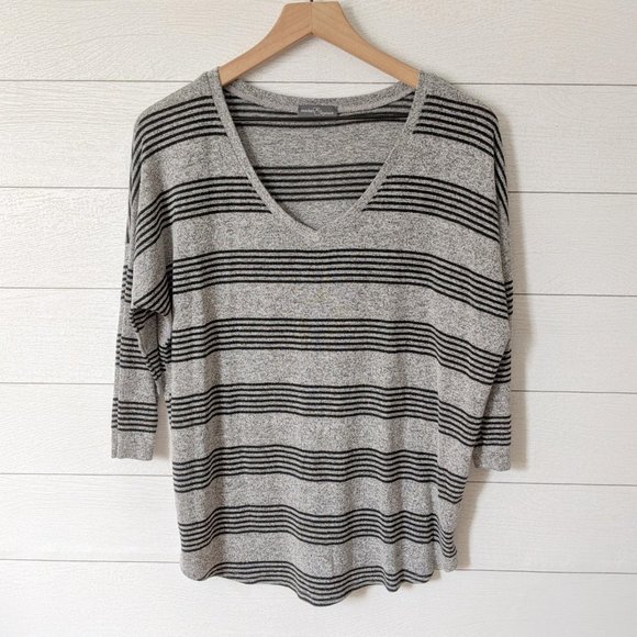 Market & Spruce Sweaters - Market & Spruce Striped 3/4 Dolman Sweater XL